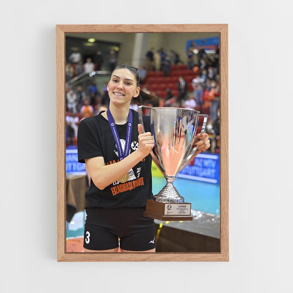 Poster La Victoire de Tijana – affiche Volleyball (vue 4)
